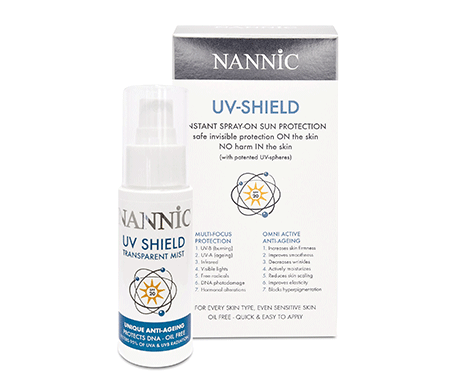 Nannic UV Shield Spray with Whitening